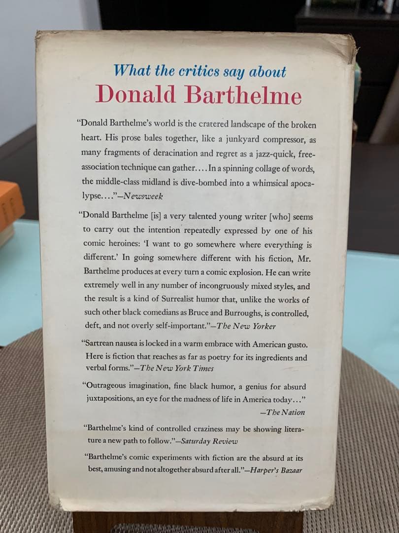 希少　Donald Barthelme  White