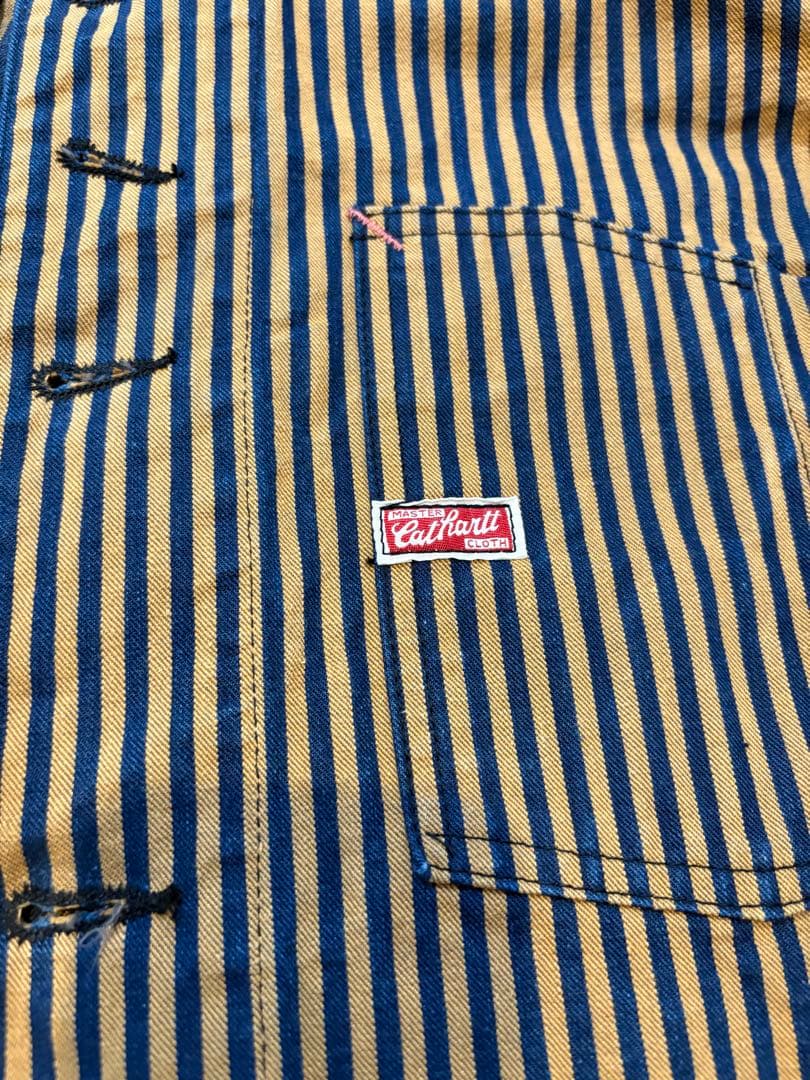 ジャケット・アウター Cathartt Chore Coat Tabby Cat Stripe 40