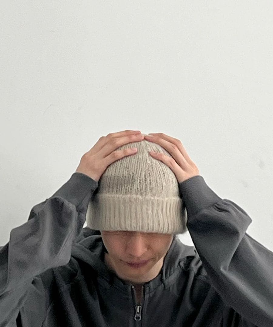 帽子 SAN SAN GEAR Mohair beanie \"CREAM\"