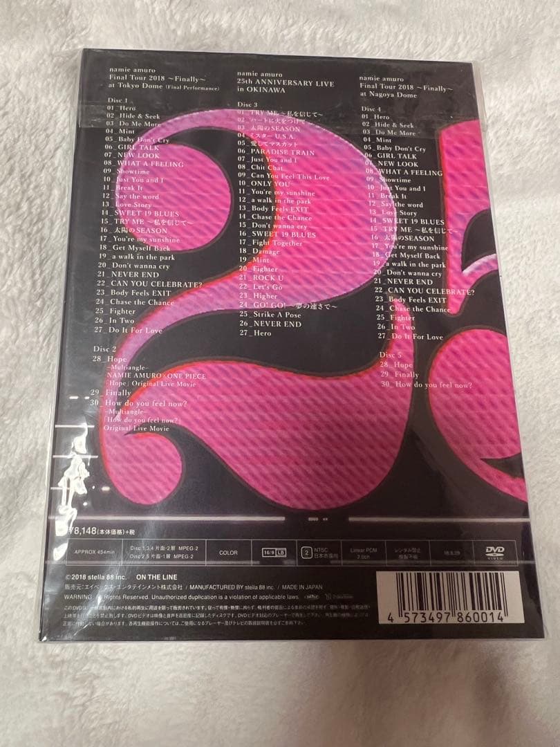 安室奈美恵　Final Tour 2018 -Finally- DVD ナゴヤ
