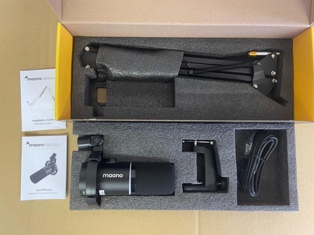 【箱なし】Maono PD200X マイク ブームアーム付
