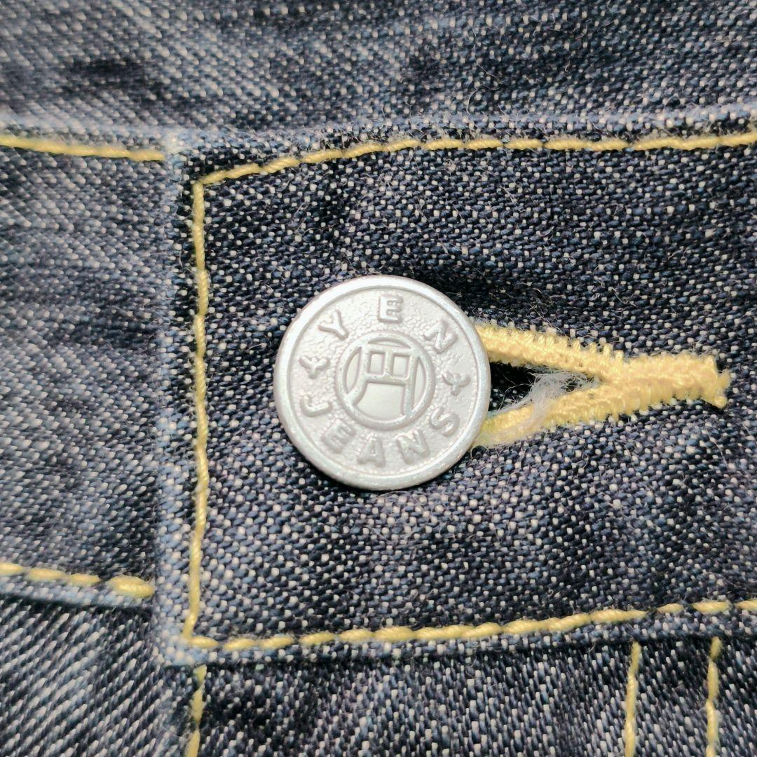 YENJEANS ミチココシノ デニム インディゴ ✕ ブラック W26 M