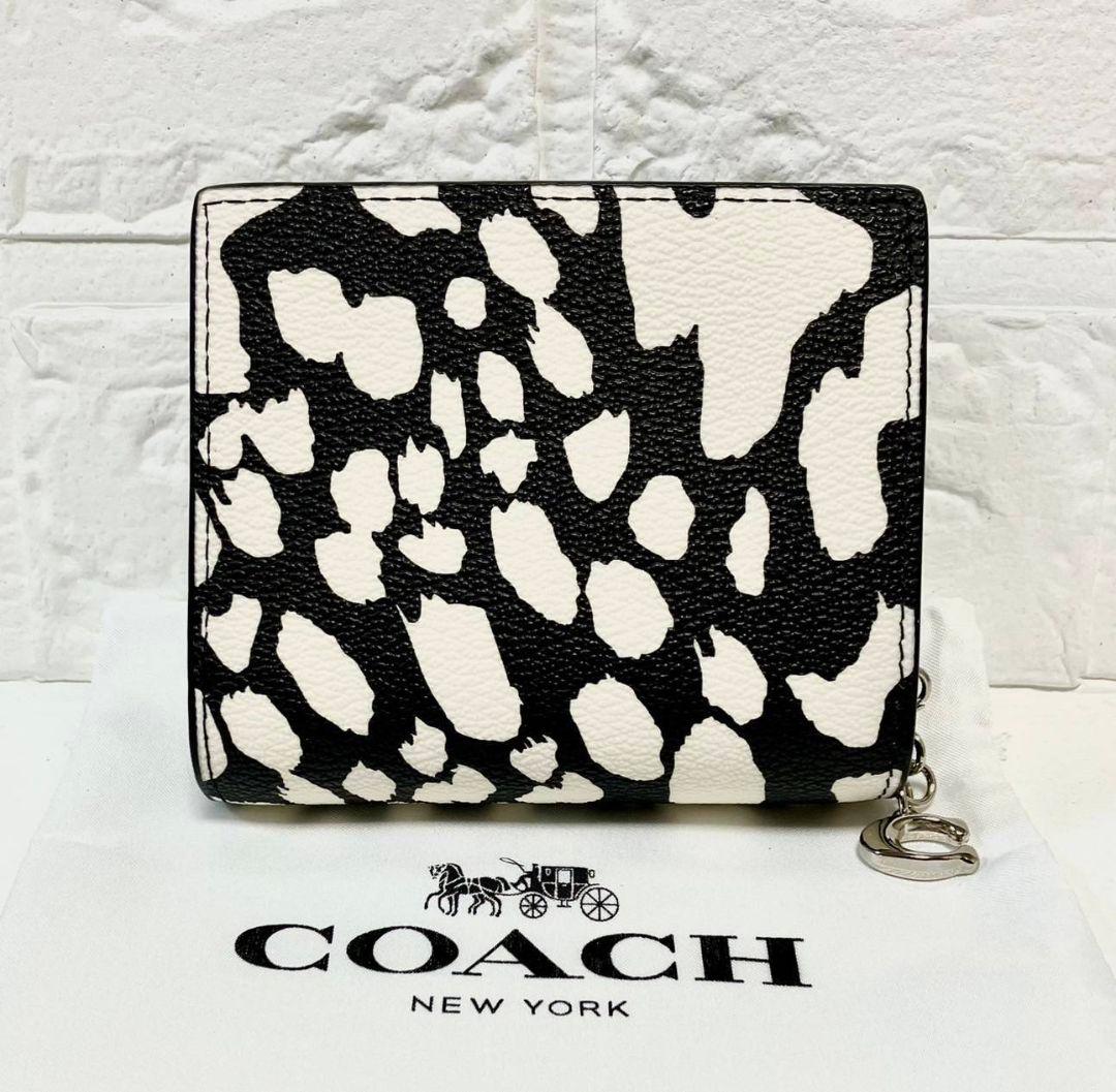 COACH 二つ折り Cチャーム アニマル