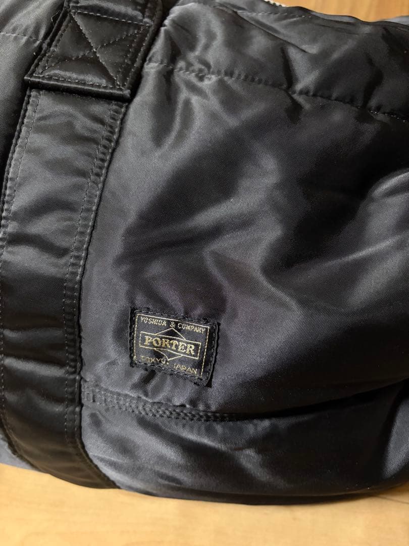 porter ポーター ドラム ボストンバッグ ナイロン タンカー 2way 黒