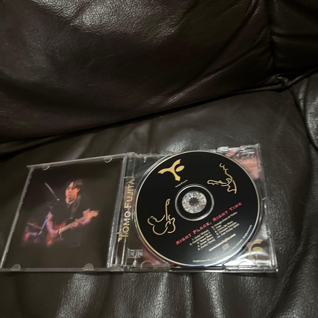 サイン入り CD  トモ藤田 Right place, Right time