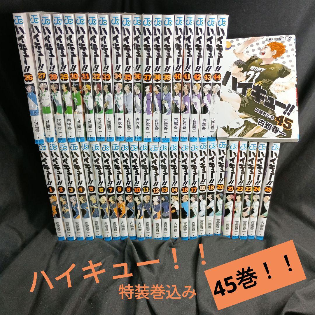 ハイキュー!! 全45巻セット 特装版のおまけ付き！！れっつ！つき！