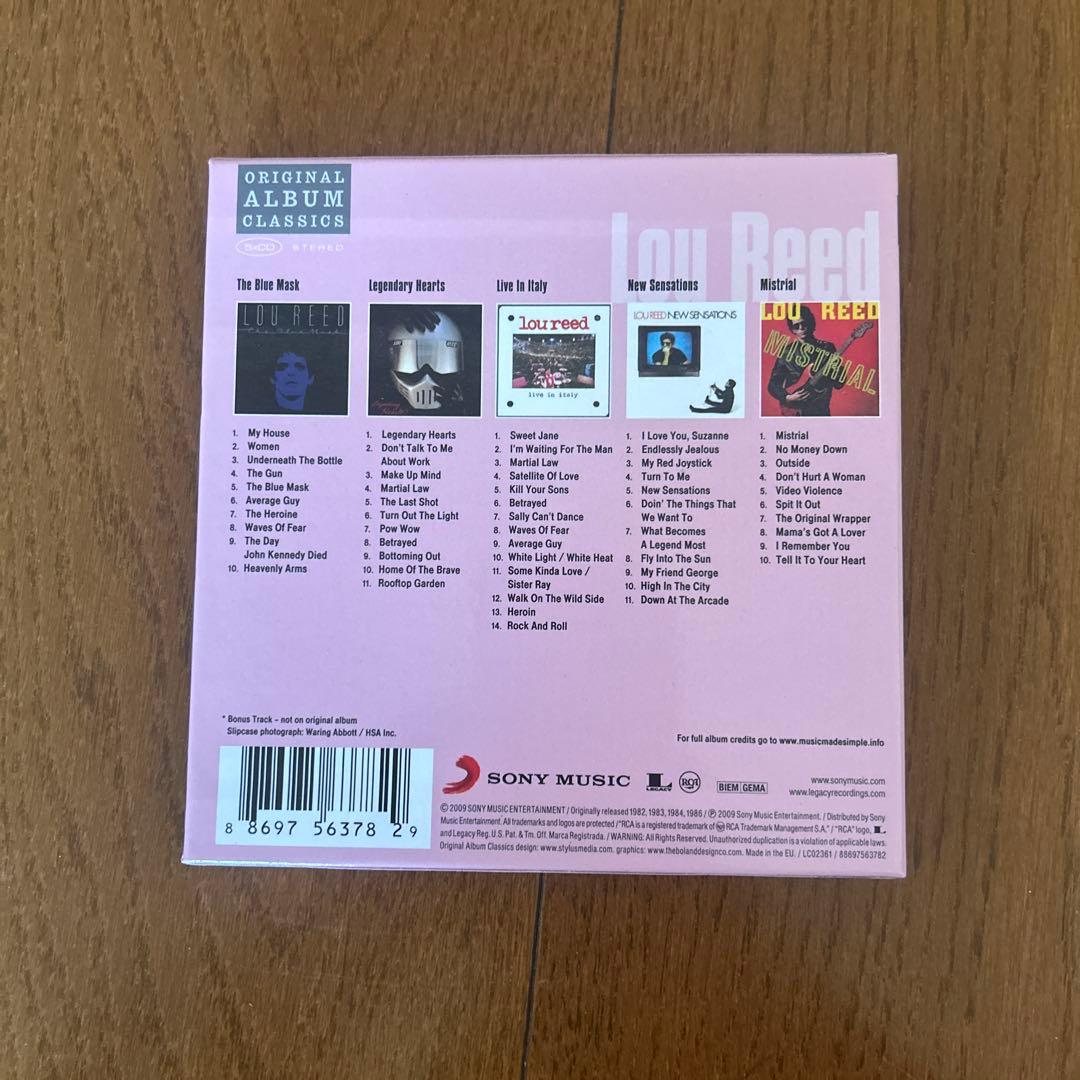 洋楽 Lou Reed Original Album Classics 5CD