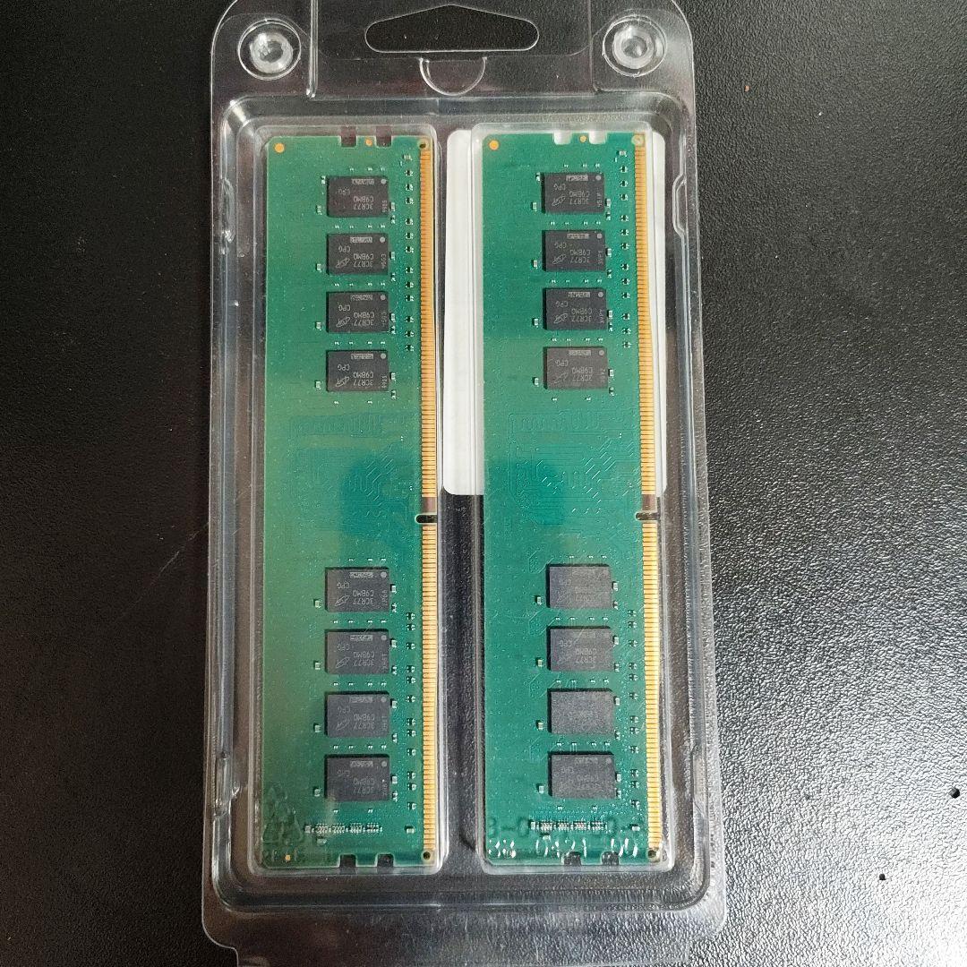 Crucial Micron 32GB セット DDR4-3200 メモリ