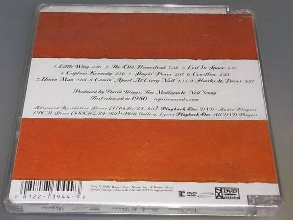 レア！DVD-AUDIO！NEIL YOUNG/HAWKS & DOVES