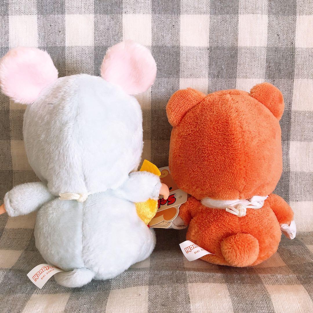 ベビチッチ　2体セット　ふんわりアニマル　くまくん　干支ねずみ