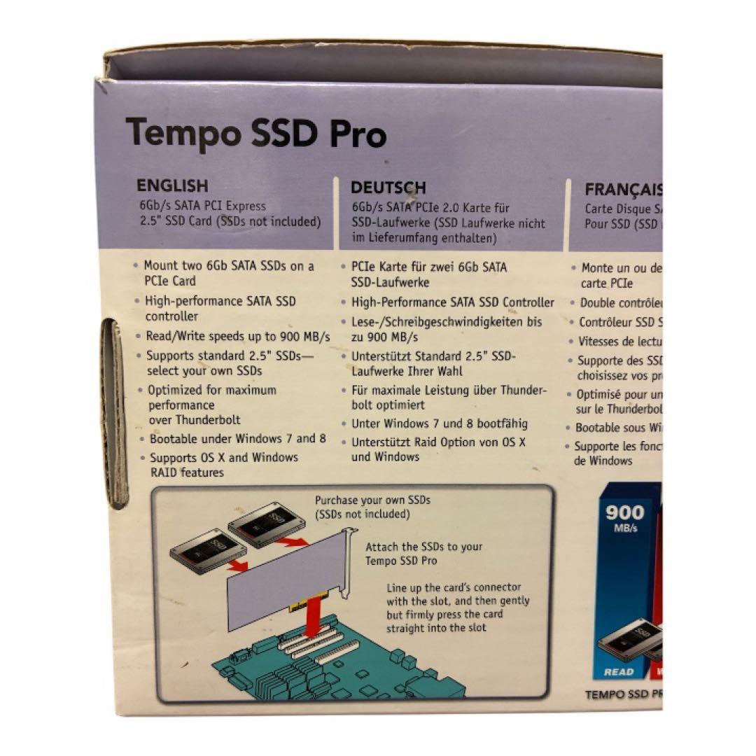 【未使用】Sonnet Tempo SSD Pro / Mac Pro対応
