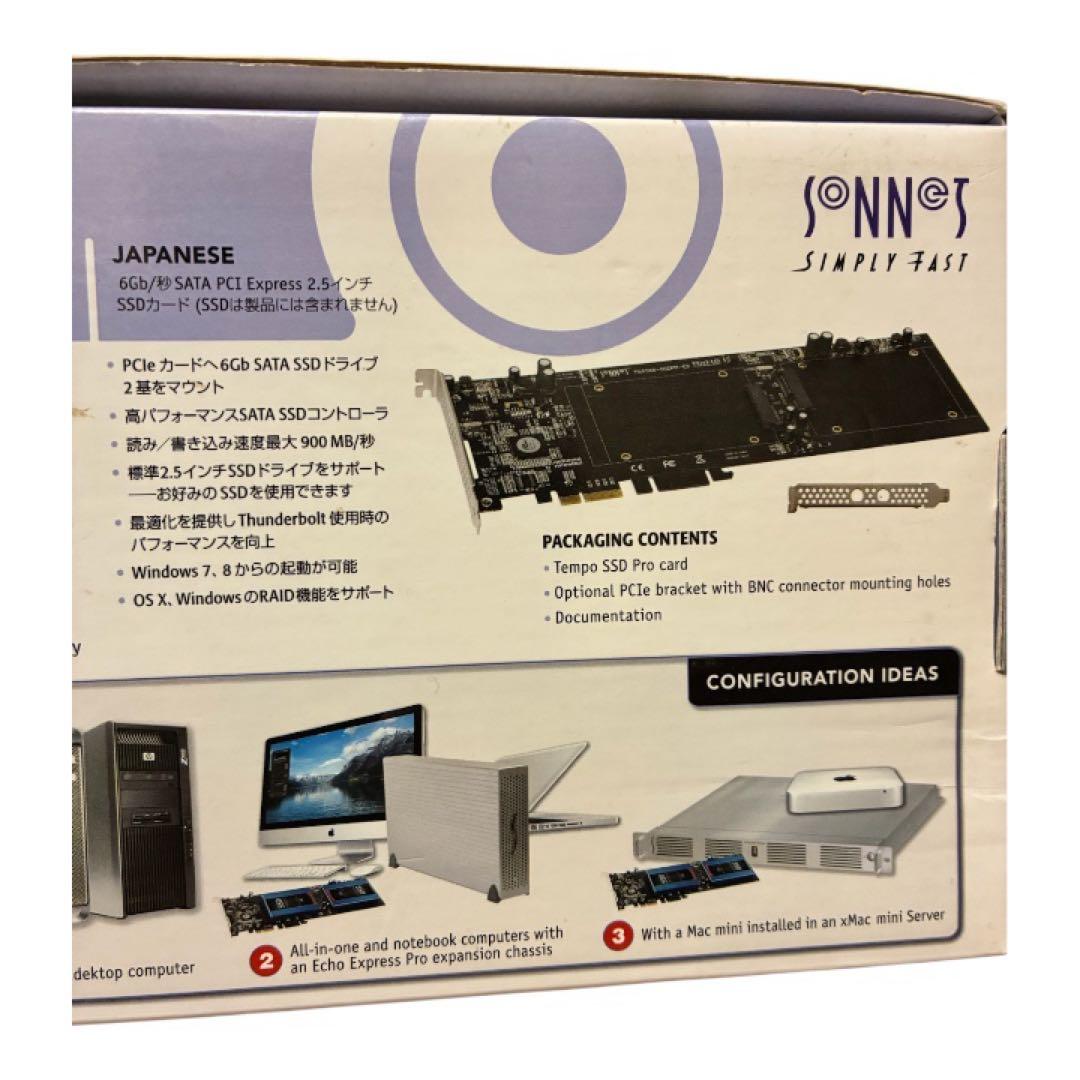 【未使用】Sonnet Tempo SSD Pro / Mac Pro対応