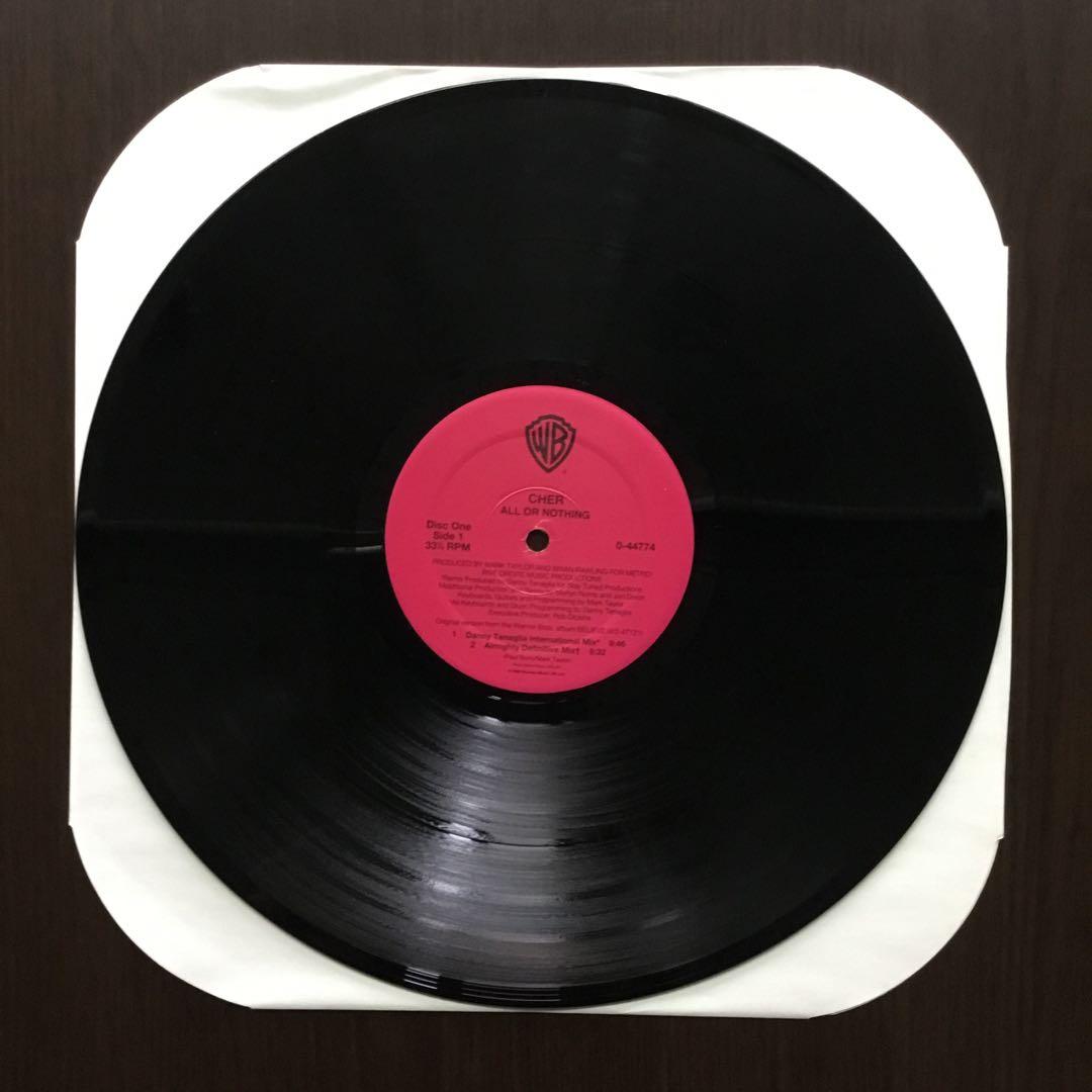 洋楽レコード　CHER ALL OR NOTHING 《 2枚組》WRRC