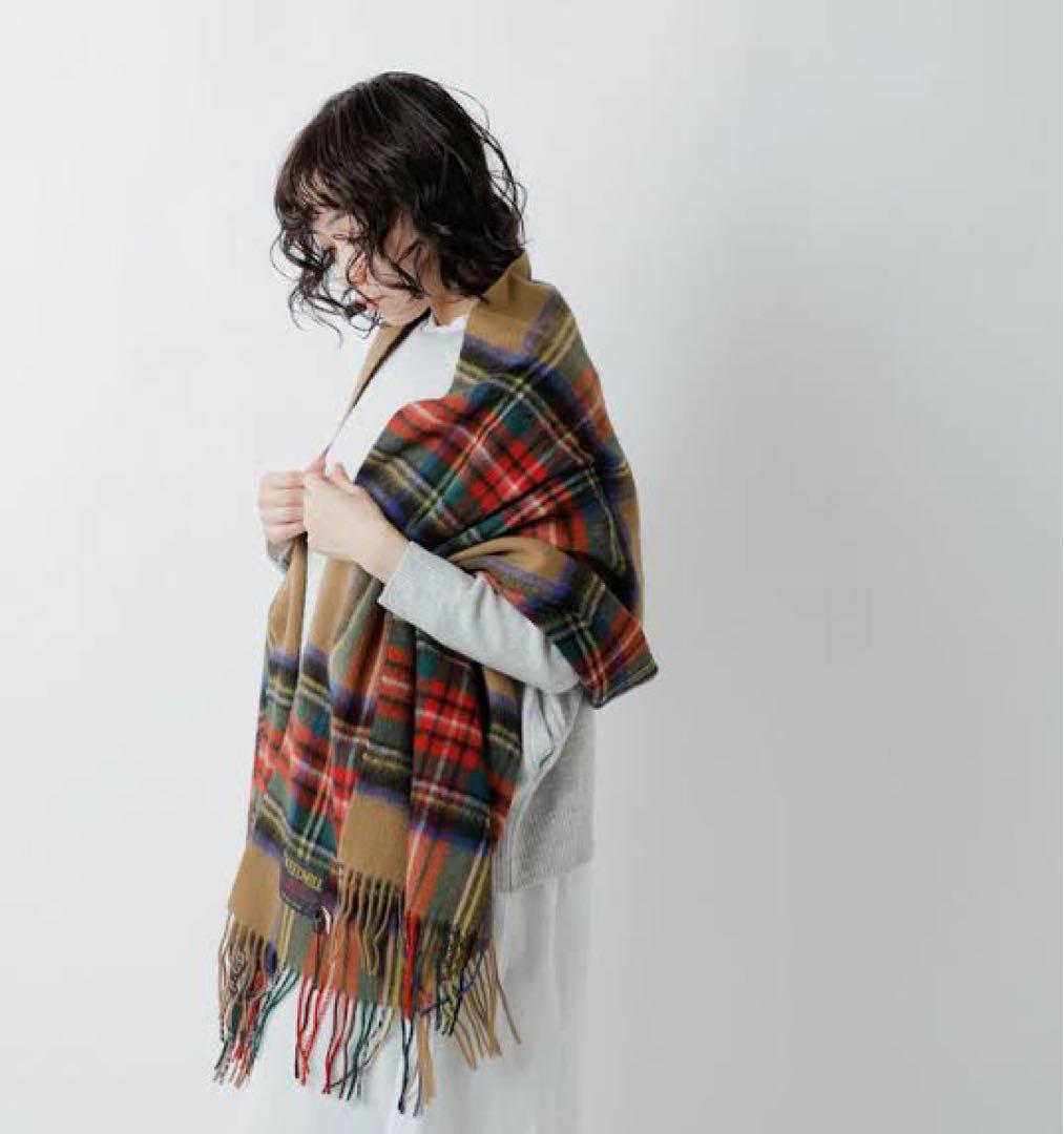 【美品】TWEEDMILL 大判 ウールストール