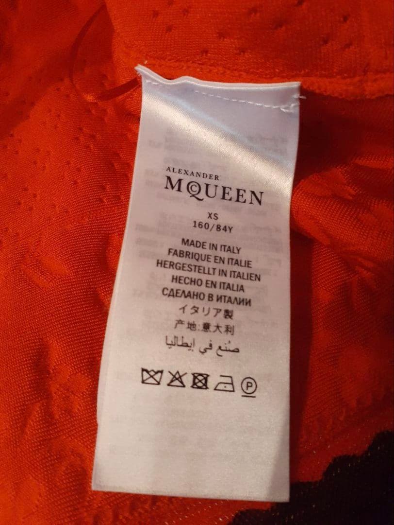 AlexanderMcQueen ニット ワンピース ドレス レッド