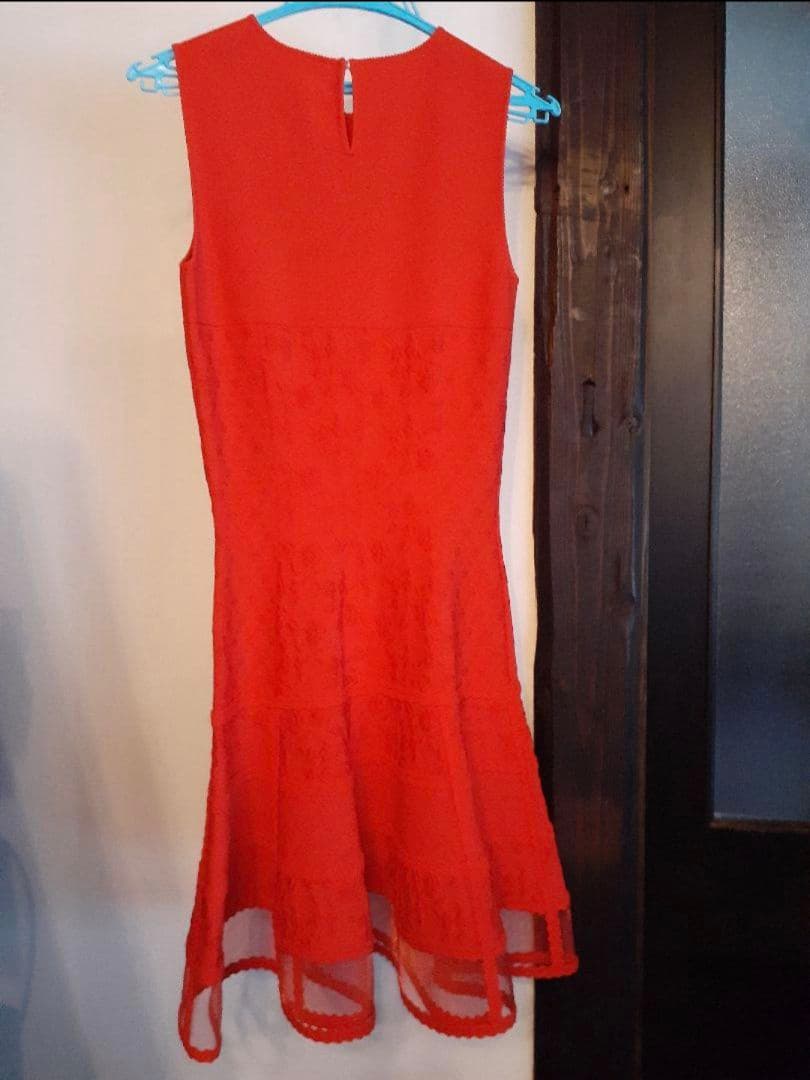 AlexanderMcQueen ニット ワンピース ドレス レッド