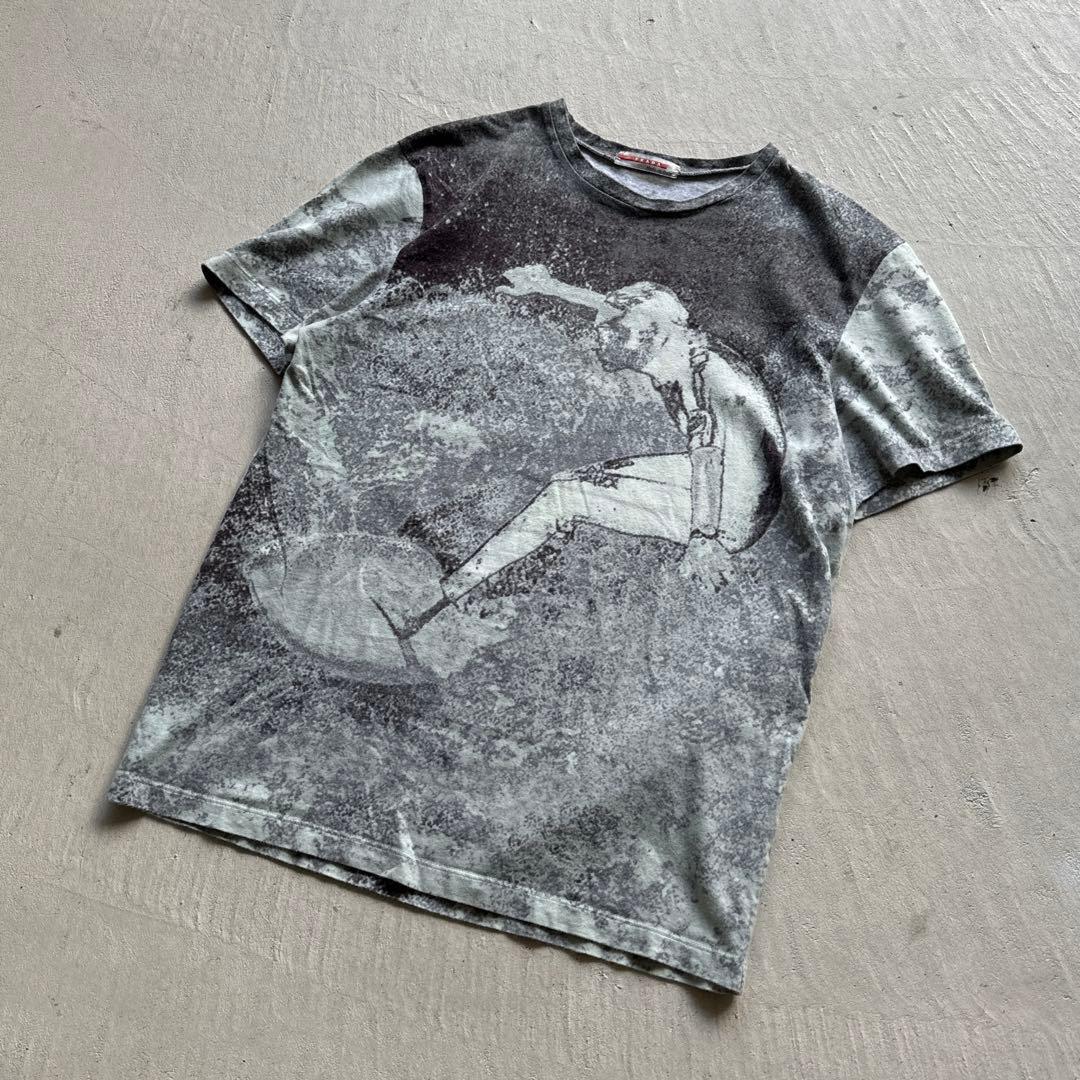 トップス 00s prada sport surfer graphic tee