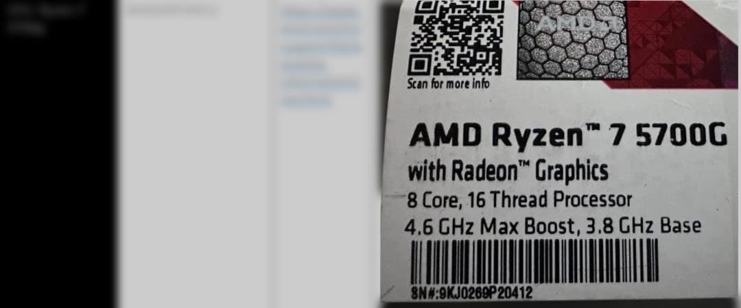 美品 Ryzen 7 5700G ベアボーンキット Gigabyte B550M