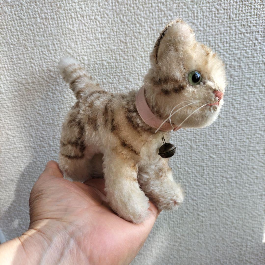 ビンテージ　シュタイフ　Tapsy 猫　トラ猫
