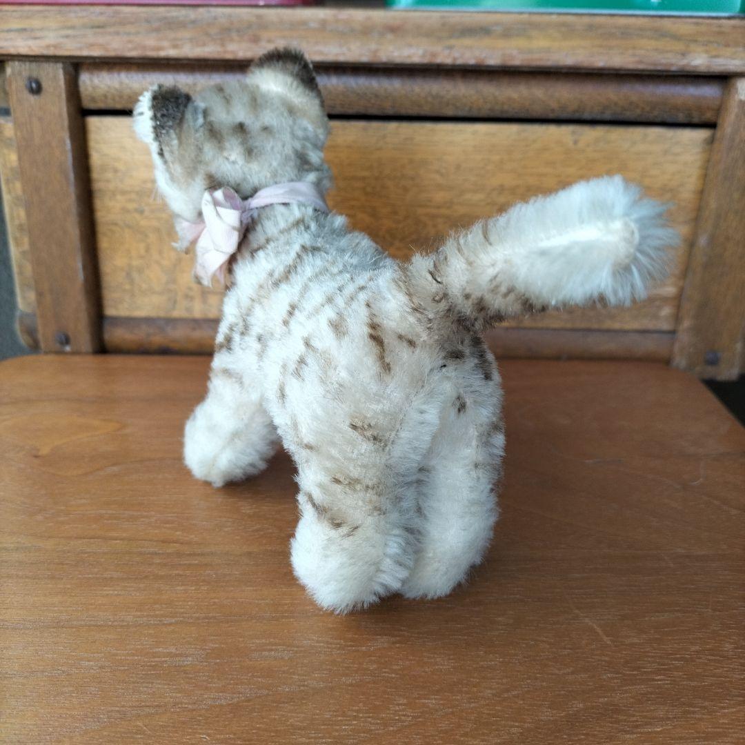 ビンテージ　シュタイフ　Tapsy 猫　トラ猫