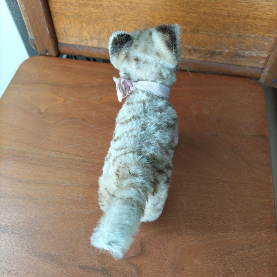 ビンテージ　シュタイフ　Tapsy 猫　トラ猫