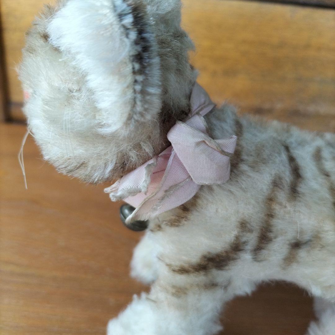 ビンテージ　シュタイフ　Tapsy 猫　トラ猫