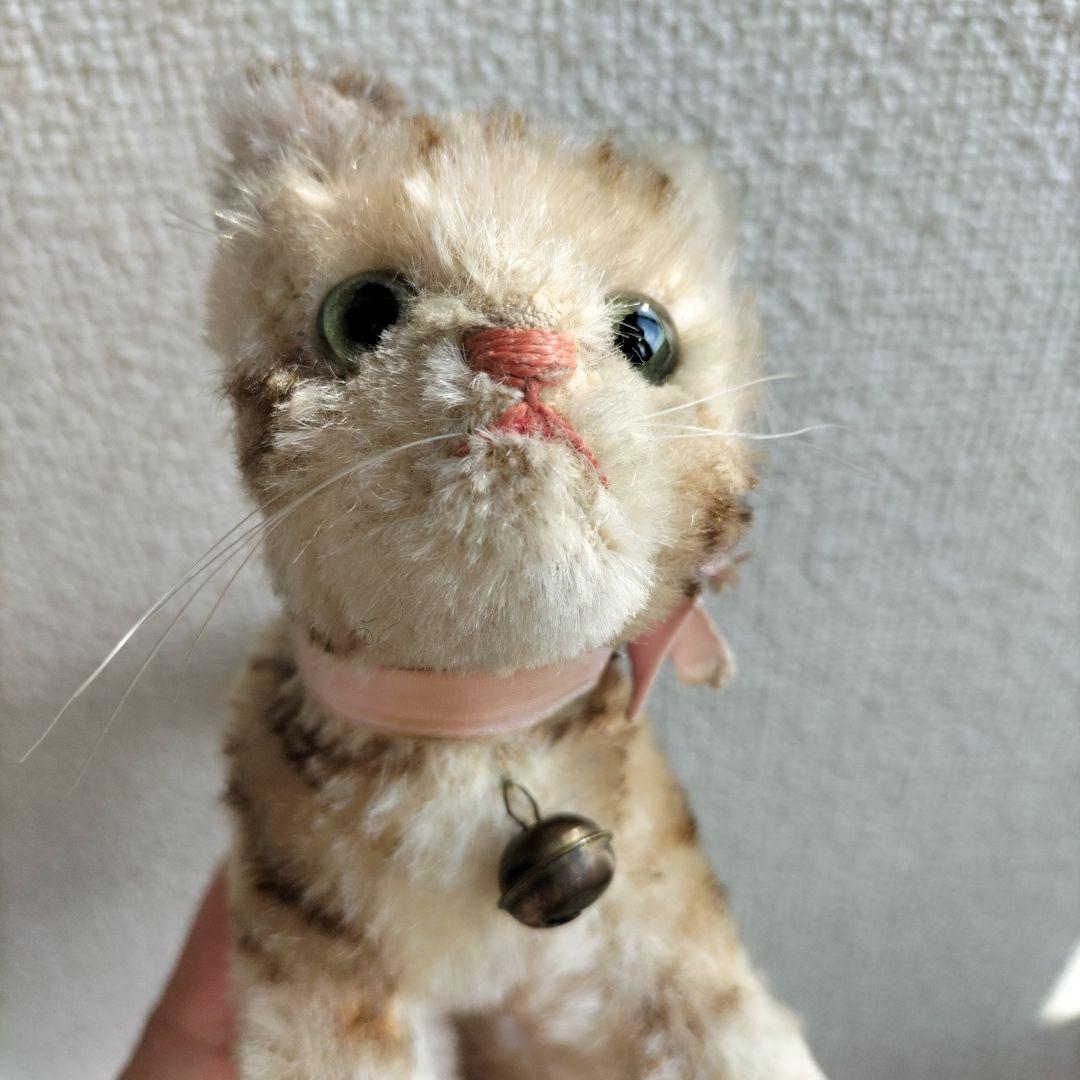 ビンテージ　シュタイフ　Tapsy 猫　トラ猫