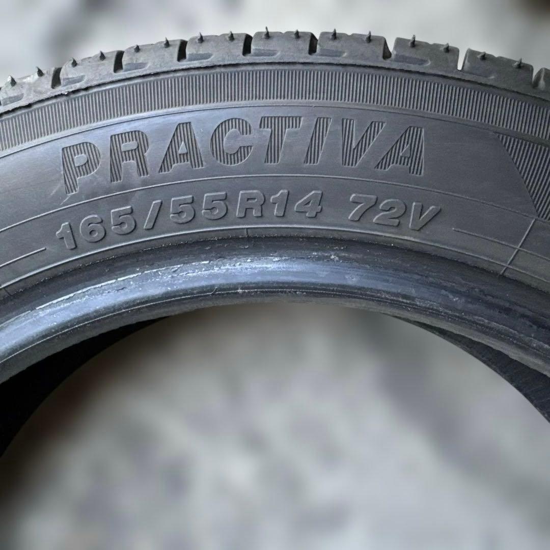 サマータイヤ 165/55R14 PRACTIVA 4本セット　（A0427）