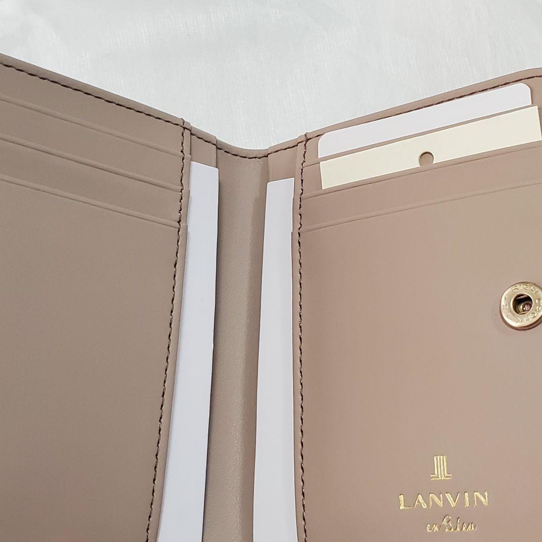 財布　二つ折り　レディース　新品　ランバンオンブルー