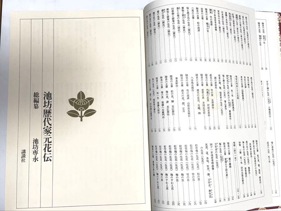 【状態良好】図録 華道 池坊歴代家元花伝 池坊専永 定価35000円 大型豪華書