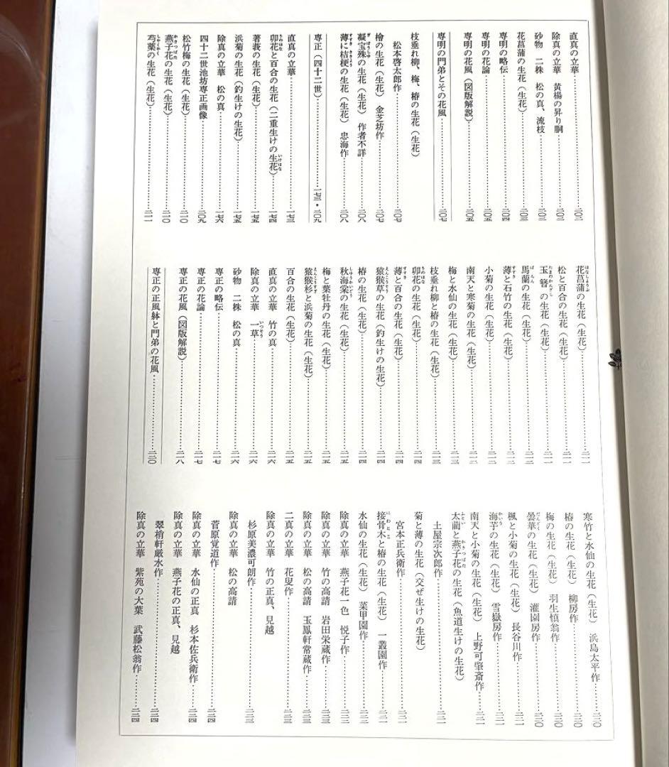 【状態良好】図録 華道 池坊歴代家元花伝 池坊専永 定価35000円 大型豪華書