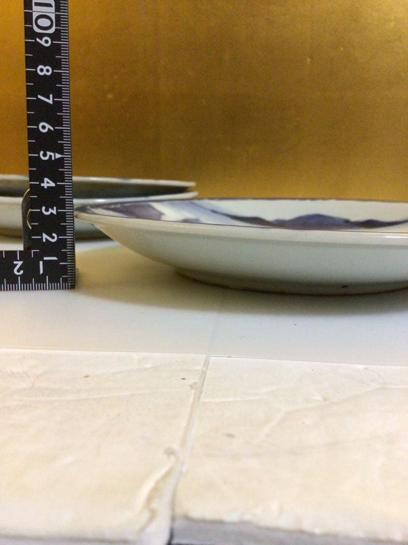 伊万里染付皿３枚セット　蔵出し品