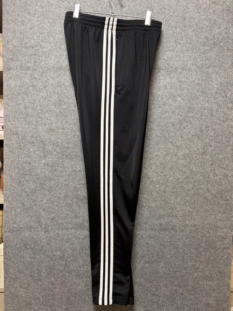 【ハル】adidas ジャージ上下セット 3本ライン　ブラック　XOサイズ