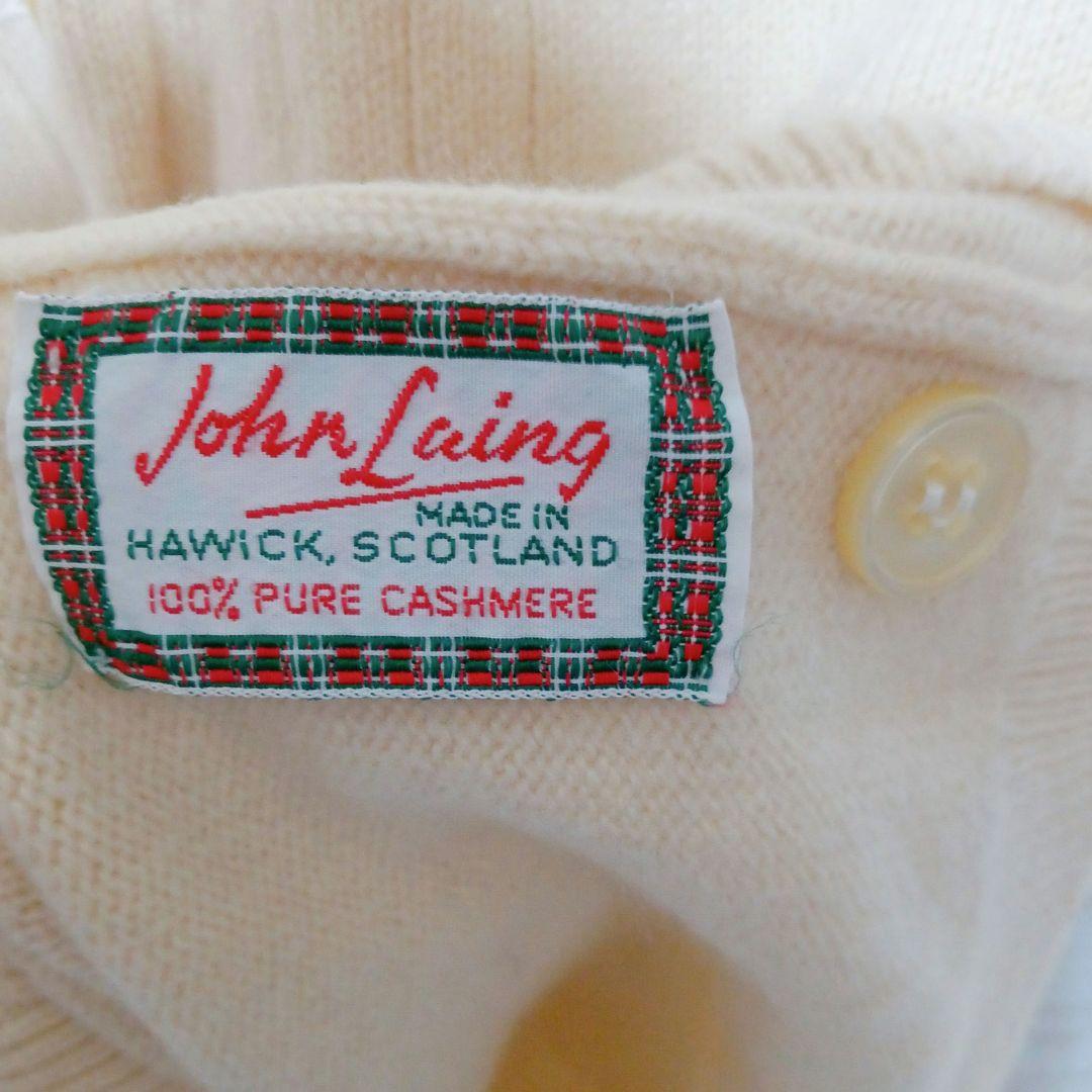 【Harred】トップス　36 S　カシミヤ100%　JohnLaing