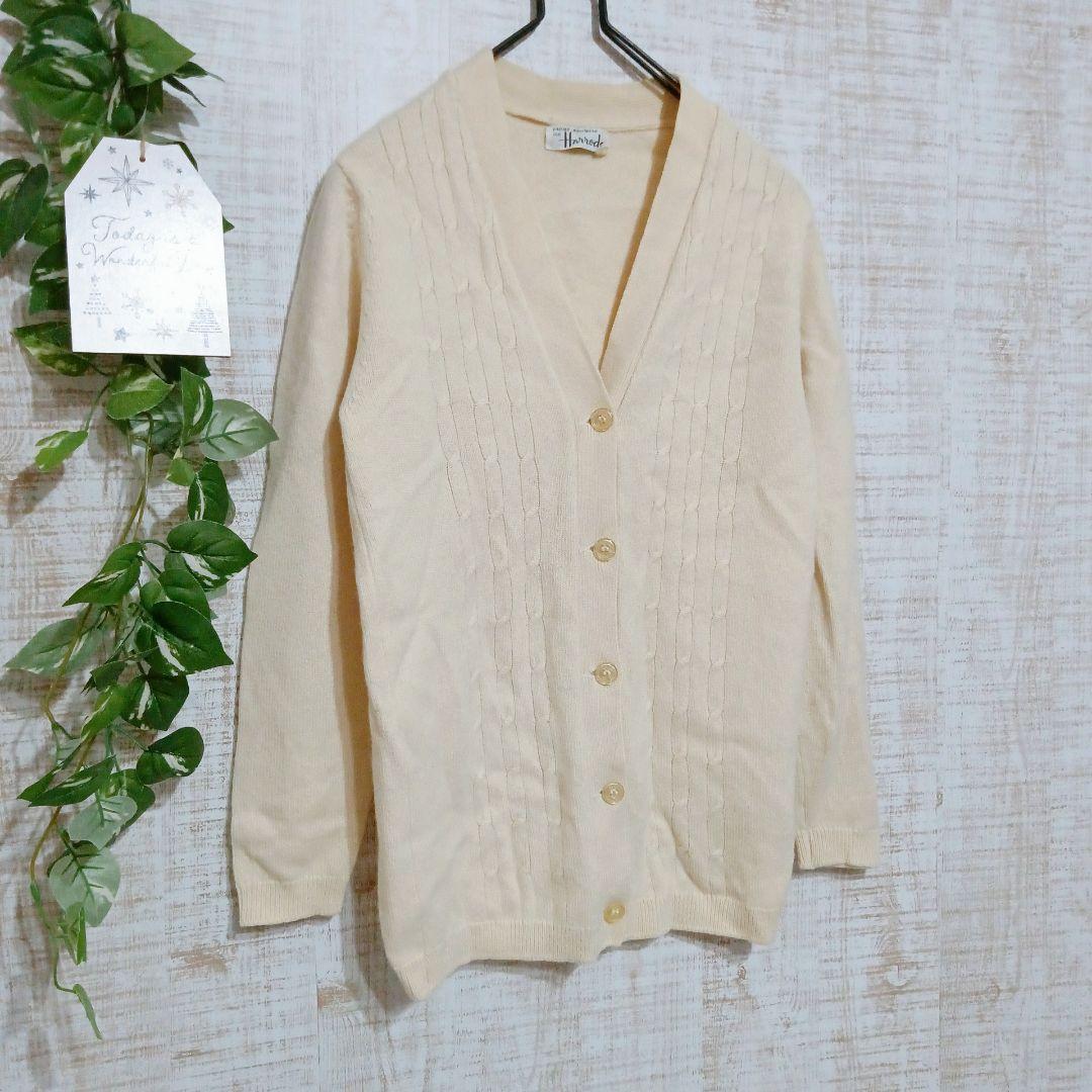 【Harred】トップス　36 S　カシミヤ100%　JohnLaing