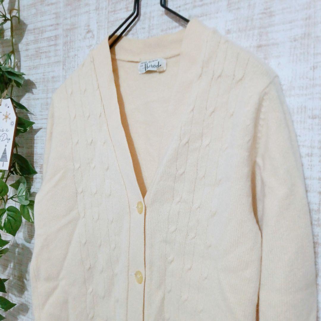 【Harred】トップス　36 S　カシミヤ100%　JohnLaing