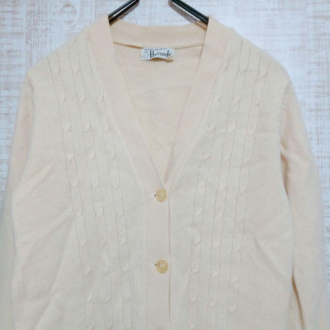 【Harred】トップス　36 S　カシミヤ100%　JohnLaing