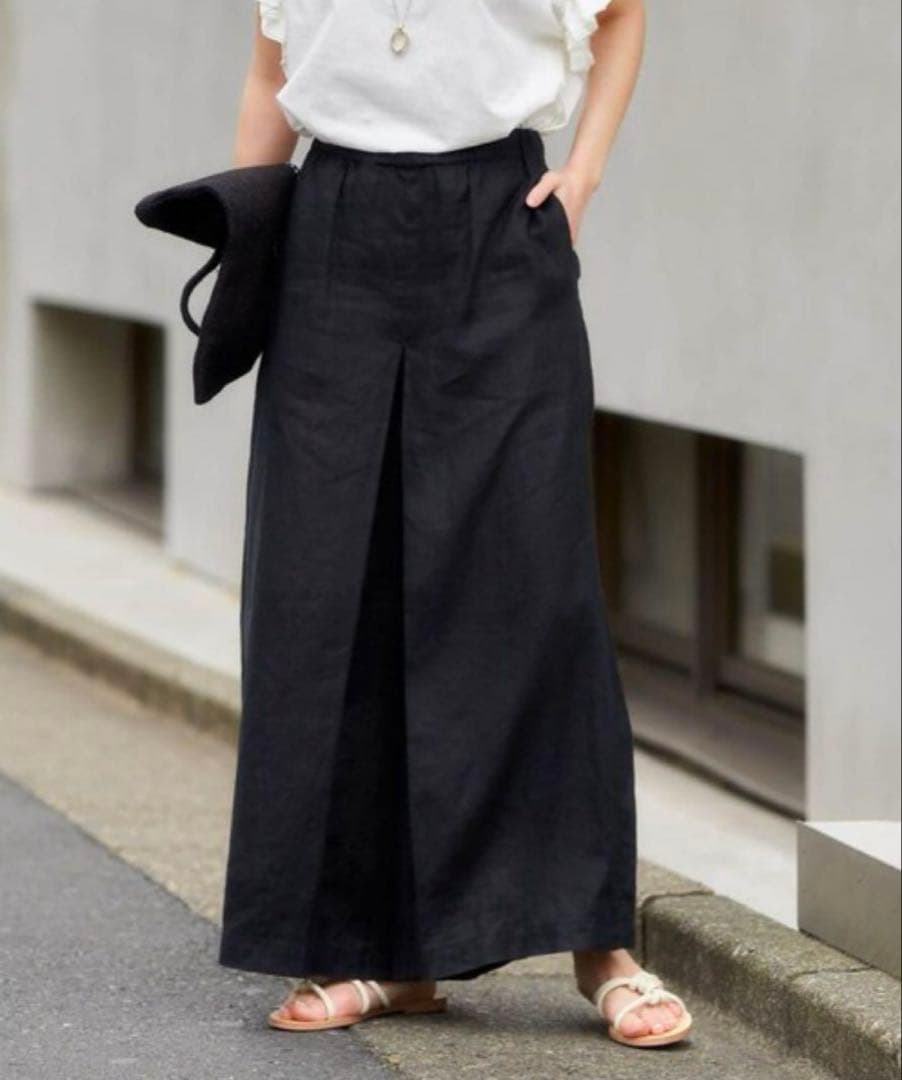 JOURNAL STANDARD リネンタックキュロット 38