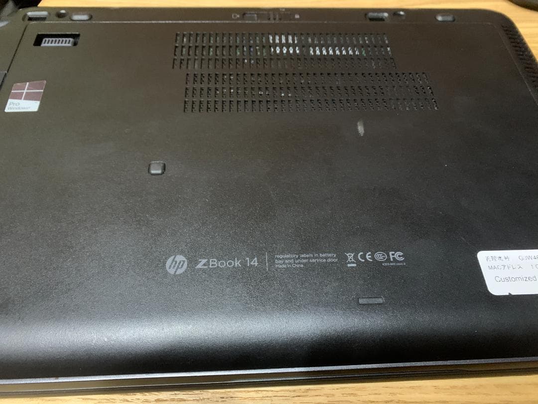 Windowsノート本体 HP ZBook14G2 Mobile Workstation/Core i7/