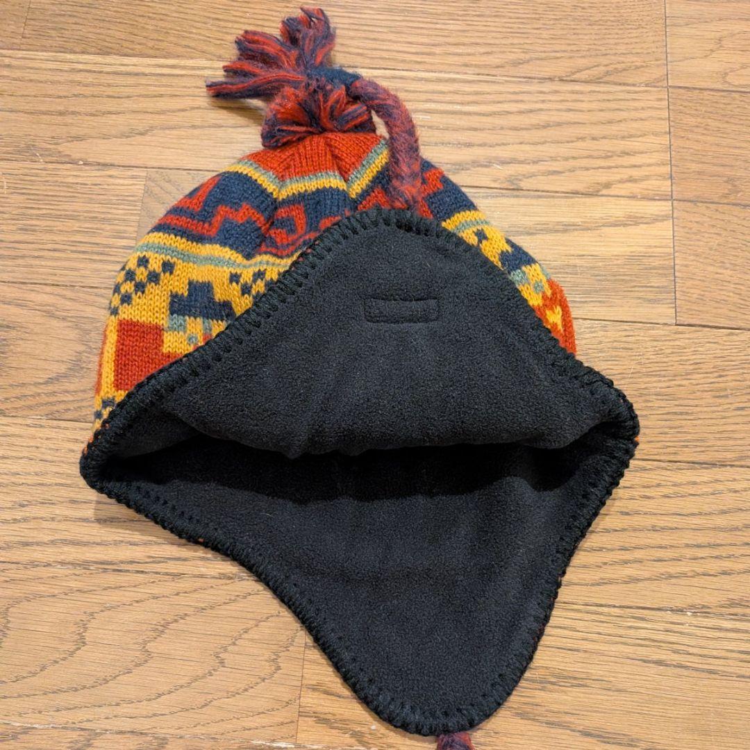 赤 Supreme Thrasher Earflap Beanie