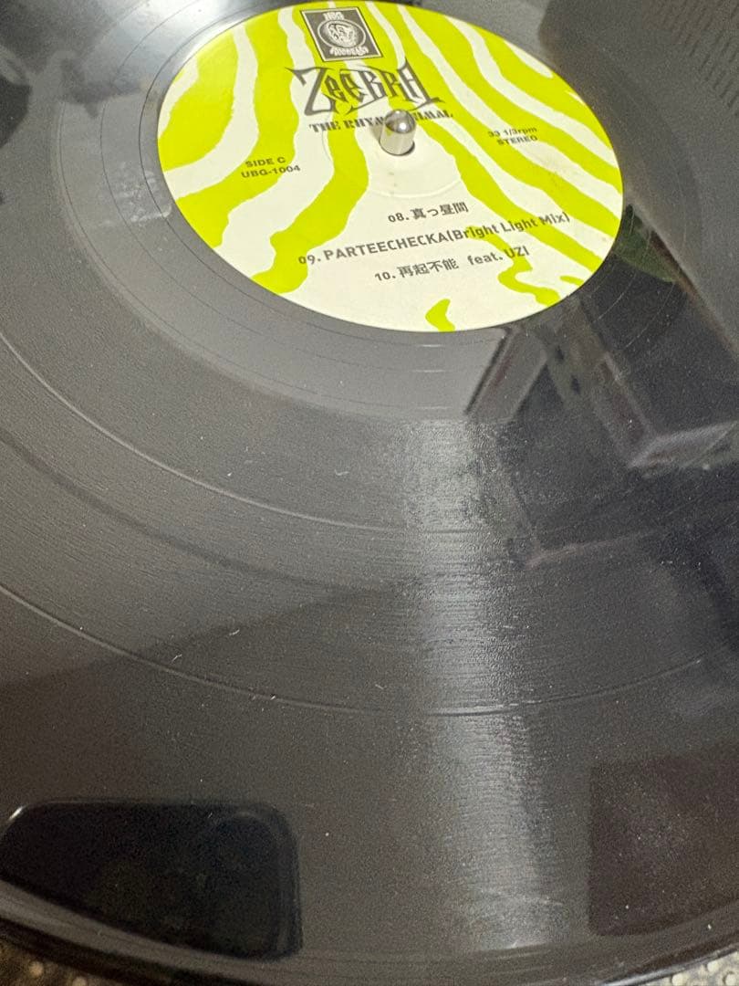 zeebra the rhyme animal 1stアルバム　レコード