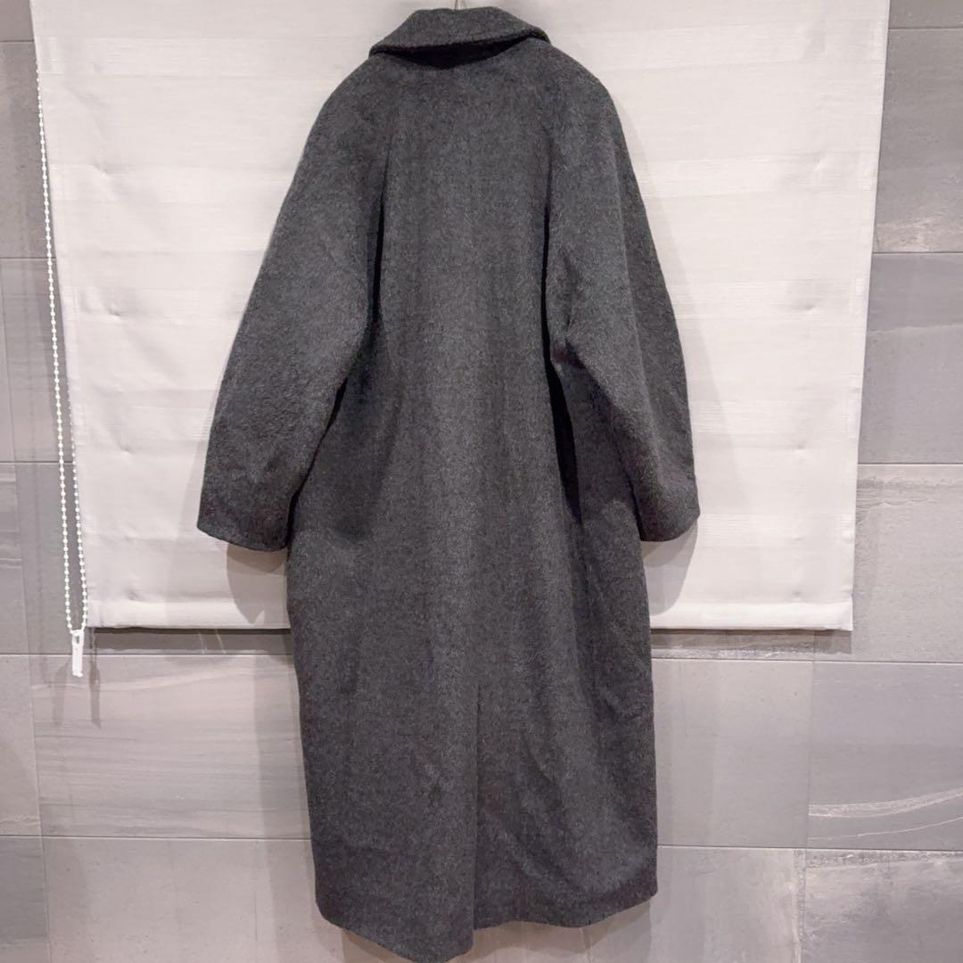 新品 CLANE DOUBLE WOOL LONG COAT グレー 1 クラネ