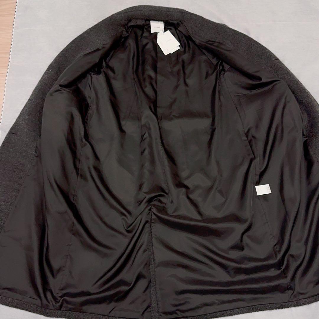 新品 CLANE DOUBLE WOOL LONG COAT グレー 1 クラネ