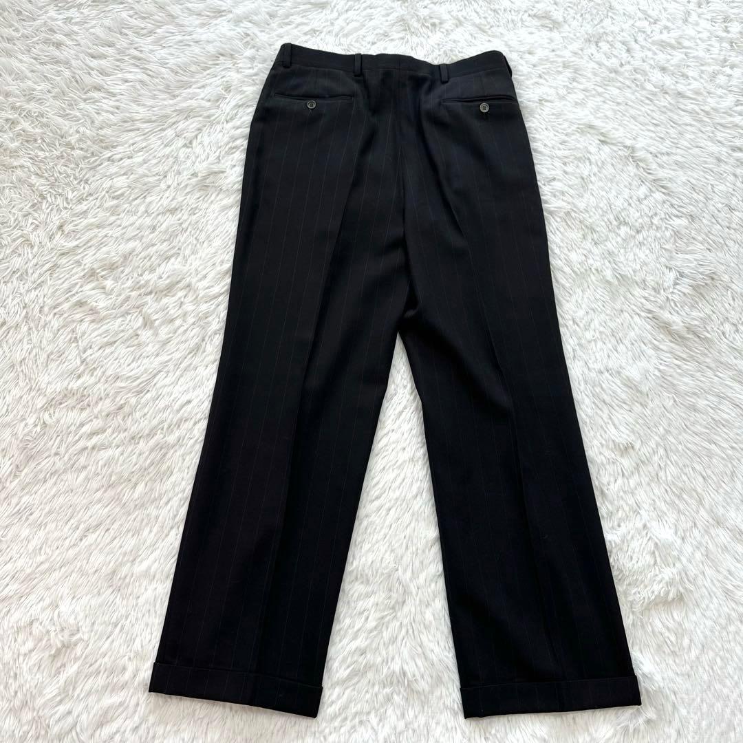美品✨ジョルジオアルマーニコレツォーニ セットアップスーツ ストライプ柄 ウール