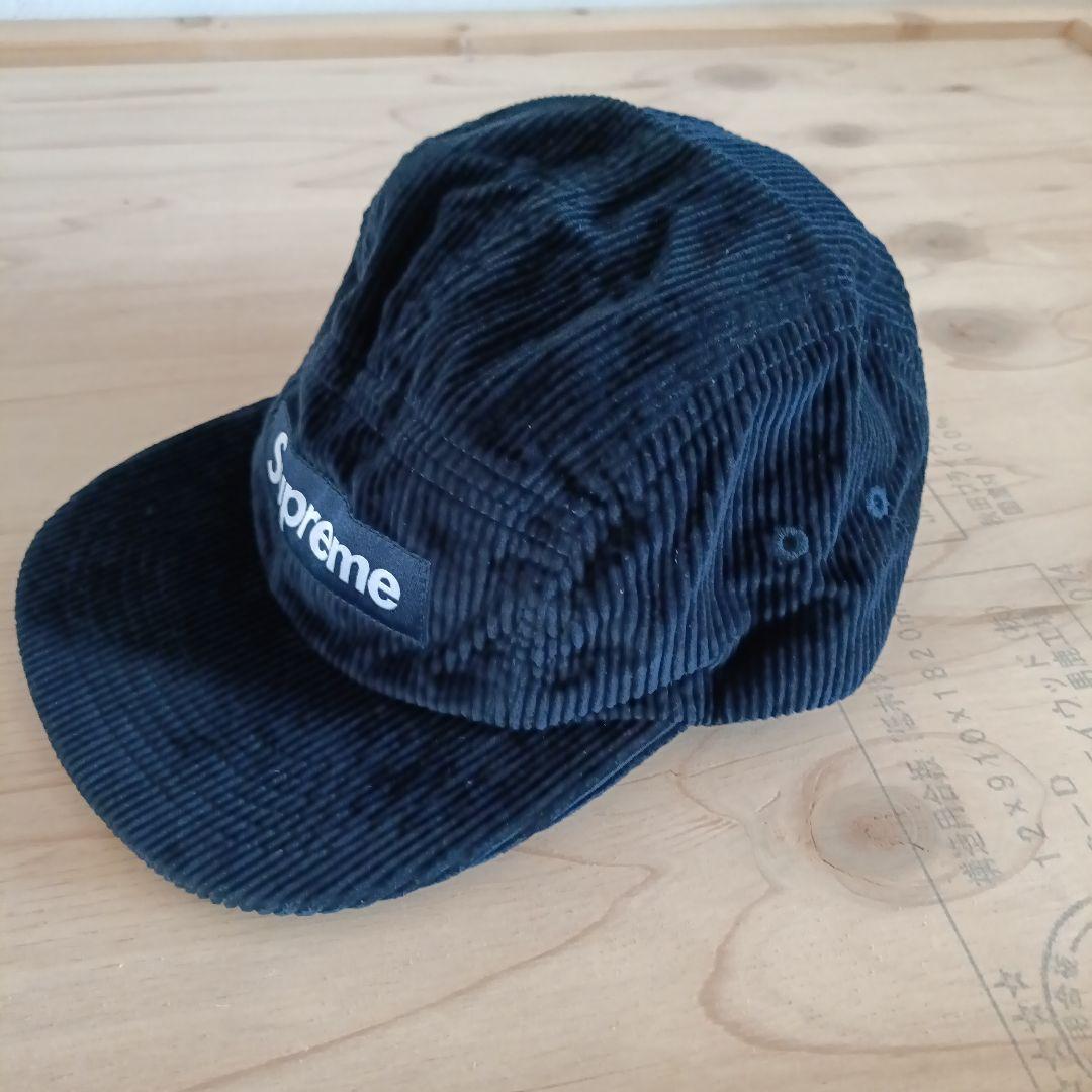 Supreme Corduroy Camp Cap NAVY 24AW 美品