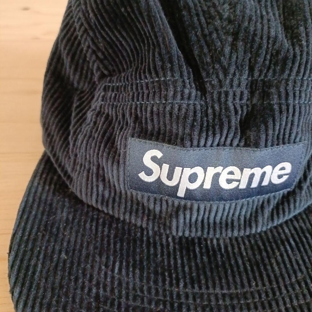 Supreme Corduroy Camp Cap NAVY 24AW 美品