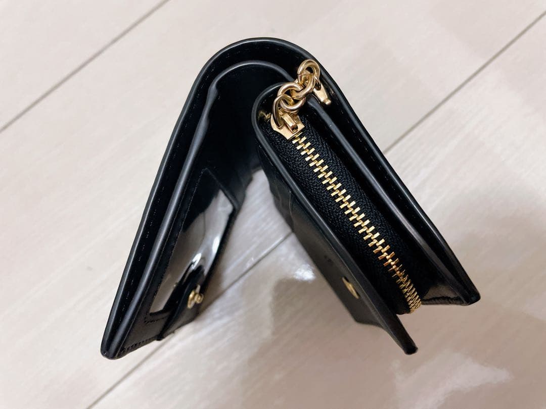 3月まで【美品】COACH 二つ折り財布 ダークブラウン