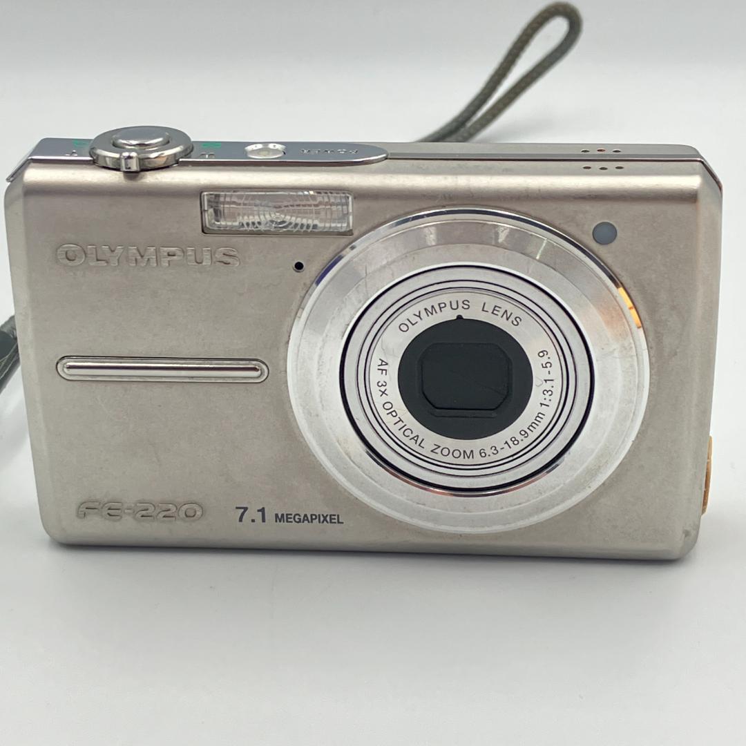 ⭐️動作OK⭐️OLYMPUS FE-220 シルバー ⭐️箱付