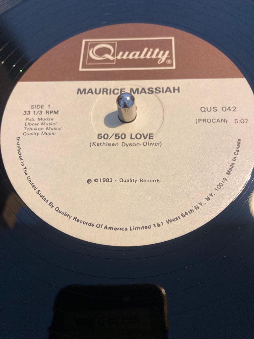 洋楽 MAURICE MASSIAH/50/50 LOVE/SEVENTH HEAVE