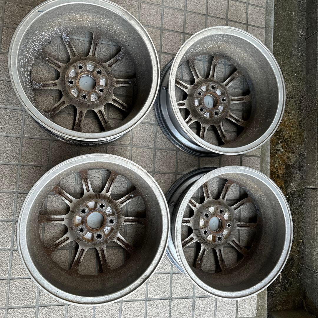 中古2本セット ① オデッセイアブソルートの純正アルミホイール17インチ